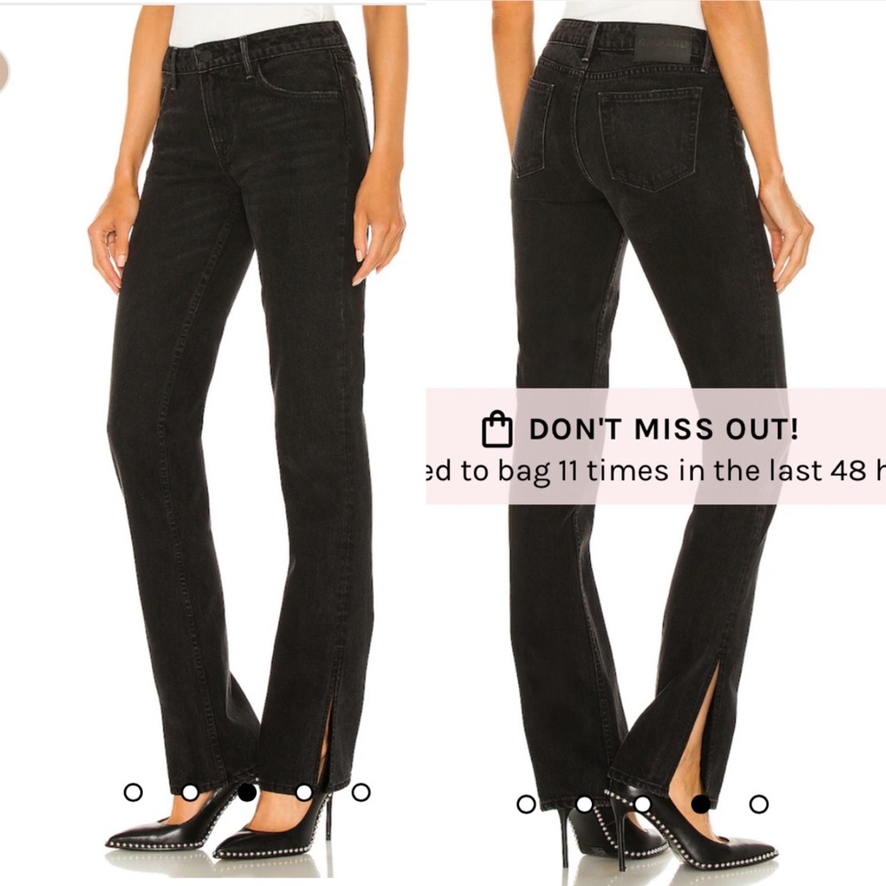 GRLFRND The Hailey Boot Cut Hailey Low Rise Slim Boot in Sunset Strip sz.27